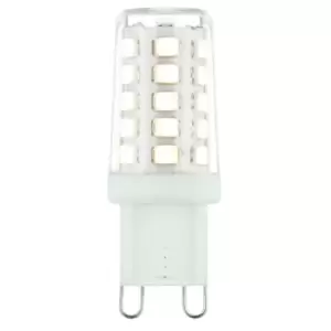Image of 2.3W LED G9 Light Bulb Clear Cool White 4000K 220 Lumen Mini Small Indoor Lamp
