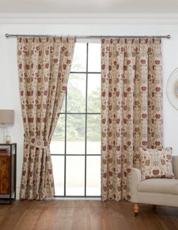 Image of Sundour Aylesbury Ready Made Curtains Natural