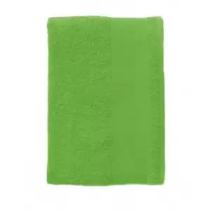 Image of SOLS Island 100 Bath Sheet / Towel (100 X 150cm) (One Size) (Lime)