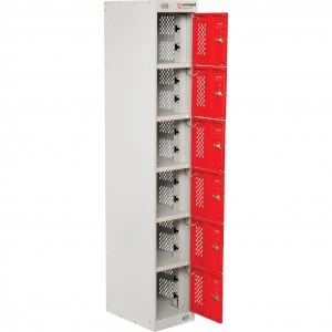 Image of Armorgard Powerstation 6 Door Secure Charging Locker 300mm 450mm 1800mm