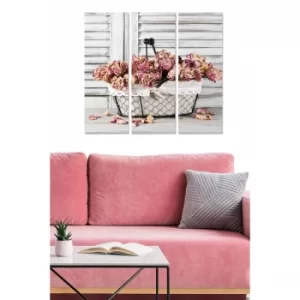 Image of MDF10228069 Multicolor Decorative MDF Painting (3 Pieces)