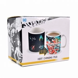 Image of Justice League - Team Heat Change Mug