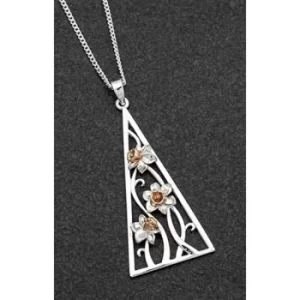 Image of Botanical Two Tone Narcissus Necklace