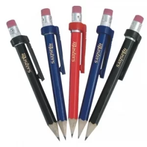 Image of Masters Wood Pencils with Clip and Eraser