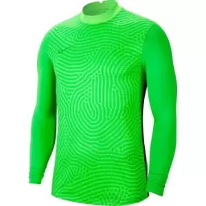 Image of Nike GardIen Long Sleeve Goal Keeper T Shirt Mens - Green
