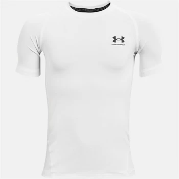 Image of Urban Armor Gear Heat Gear Armour Short Sleeve T Shirt Junior Boys - White