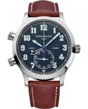 Image of Patek Philippe Calatrava Pilot Travel Time Mens Watch 5524G-001 5524G-001