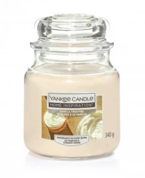 Image of Home Inspiration Medium Jar Candle - Vanilla Frosting