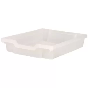 Image of Gratnells Shallow Education Storage Tray 312 x 427 x 75mm Translucent