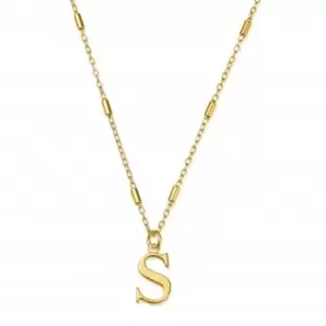 Image of Gold Iconic Initial S Necklace GNCC4041S