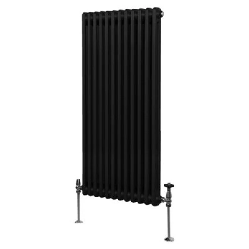 Image of Monstershop Traditional 2 Column Radiator - 1500 X 562Mm - Black 213072