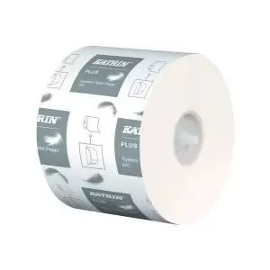 Image of Katrin Plus System Toilet Paper 800 White Pack of 36 66940 KZ06694