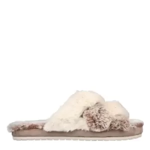 Image of Skechers Cozy Slide Lovely Vibes Womens Slippers - Nude