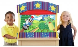 Image of Melissa Doug Tabletop Puppet Theatre