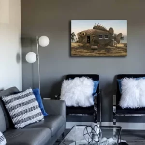 Image of 45702021C-059 Multicolor Decorative Canvas Painting