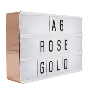 Image of Locomocean A6 LED Cinematic Light Box with 82 Coloured Letters and 10 Emojis