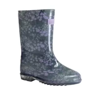 Image of Regatta Wenlock Junior Welly - Balsam/Ditsy
