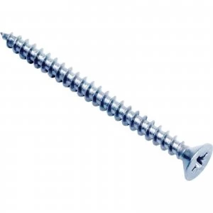 Image of Forgefix Multi Purpose Zinc Plated Screws 4mm 60mm Pack of 200