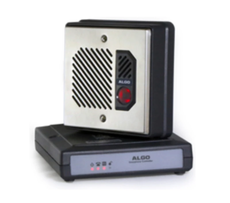 Image of Algo 8028 audio intercom system Black.White