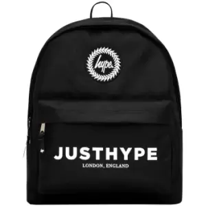 Image of Logo Backpack (One Size) (Black/White) - Hype