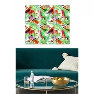 Image of MDF253184131 Multicolor Decorative MDF Painting (3 Pieces)
