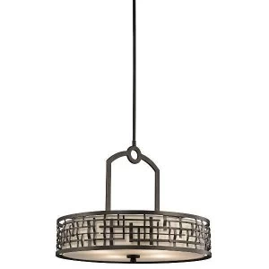 Image of 4 Light Ceiling Pendant Bar Olde Bronze, E27