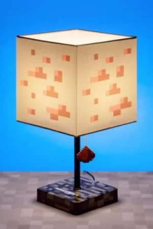 Image of Minecraft Minecraft Lamp Table Lamp white red