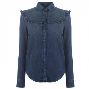 Image of AG Jeans Ruffle Top - West Coast
