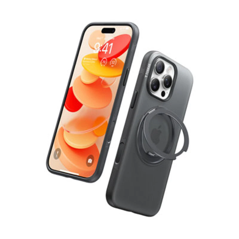 Image of Torras Ostand R Fitness Case For iPhone 16 Pro Max Black