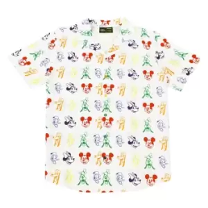 Image of Cakeworthy Rainbow Sensational 6 Camp Collar Shirt - S