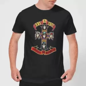 Image of Guns N Roses Appetite For Destruction Mens T-Shirt - Black - XS