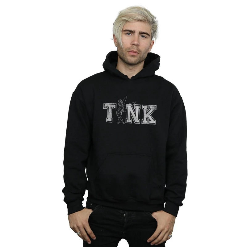 Image of Disney Men Tinker Bell Collegiate Tink Hoodie in Black Size: Small Black S Male 5059114945221