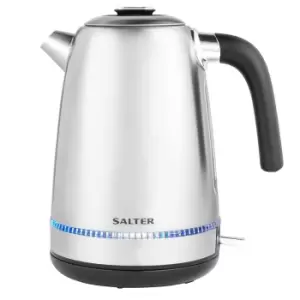 Image of Salter EK5557 LUMIE Rapid Boil Jug Kettle in Stainless Steel 1 7L 3kW