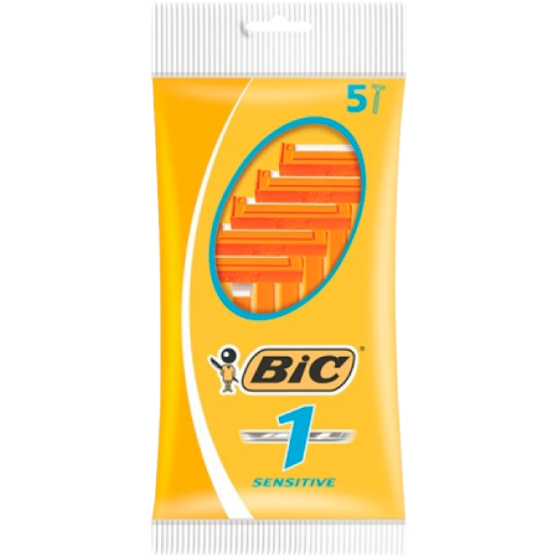 Image of Bic 1 Sensitive 5 Pack