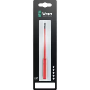 Image of Wera Kraftform Kompakt 60IS Slotted Extra Slim VDE Interchangeable Screwdriver Blade 4mm 154mm