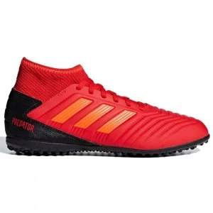 Image of adidas Predator 19.3 Junior Astro Turf Trainers - Red/SolarRed