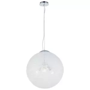 Image of Suspension Fusion Chrome polished 3 bulbs 60cm