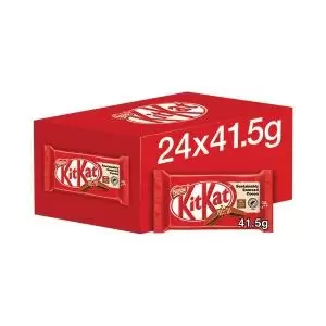 Image of Nestle KitKat Four Finger Milk Chocolate Pack of 24 12455583 NL22006