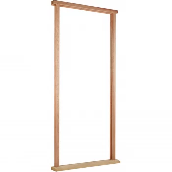 Image of Door Frame and Cill External Unfinished Hardwood With Weather Seal - To Suit Door Size 1372 x 1981mm