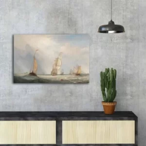 Image of FAMOUSART-102 Multicolor Decorative Canvas Painting