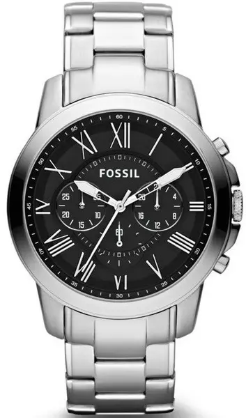 Image of Fossil Watch Grant Mens D - Black FS-039