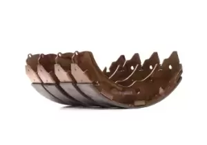 Image of Bosch Brake Shoes MITSUBISHI 0 986 487 758 4600A106,4600A122 Brake Shoe Set,Brake Lining