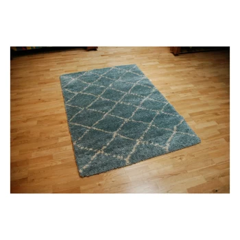 Image of Royal Nomadic 5413 Teal Champange 120cm x 170cm Rectangle - Blue and Teal