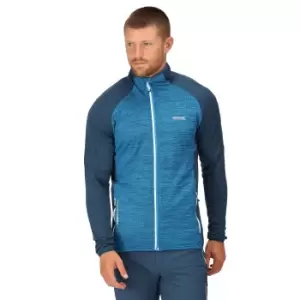 Image of Regatta Mens Hepley Full Zip Breathable Active Fleece Jacket XXL - Chest 46-48' (117-122cm)
