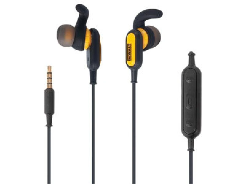 Image of DEWALT 190 9032 Dwg Jobsite Wired Earphones Dwt1909032