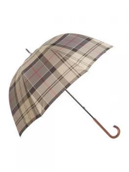 Image of Barbour Tartan Ladies Walker Umbrella White
