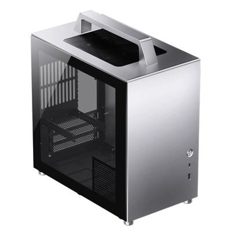 Image of Jonsbo T8 PLUS Mini-ITX Gehause Tempered Glass - silber - Case - ATX