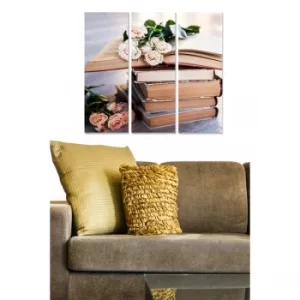 Image of MDF282962810 Multicolor Decorative MDF Painting (3 Pieces)