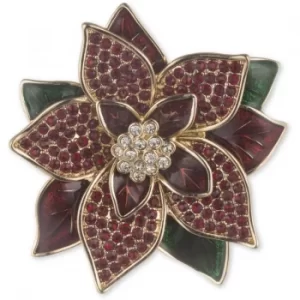 Image of Pave Poinsetta Brooch
