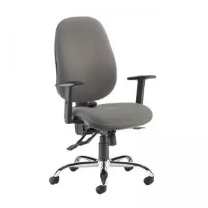 Image of Jota ergo 24hr ergonomic asynchro task chair - Slip Grey